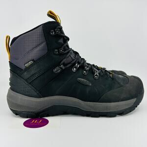 KEEN Men's Revel IV Mid Polar Waterproof Insulated Boots Black 1023618 Size 8.5